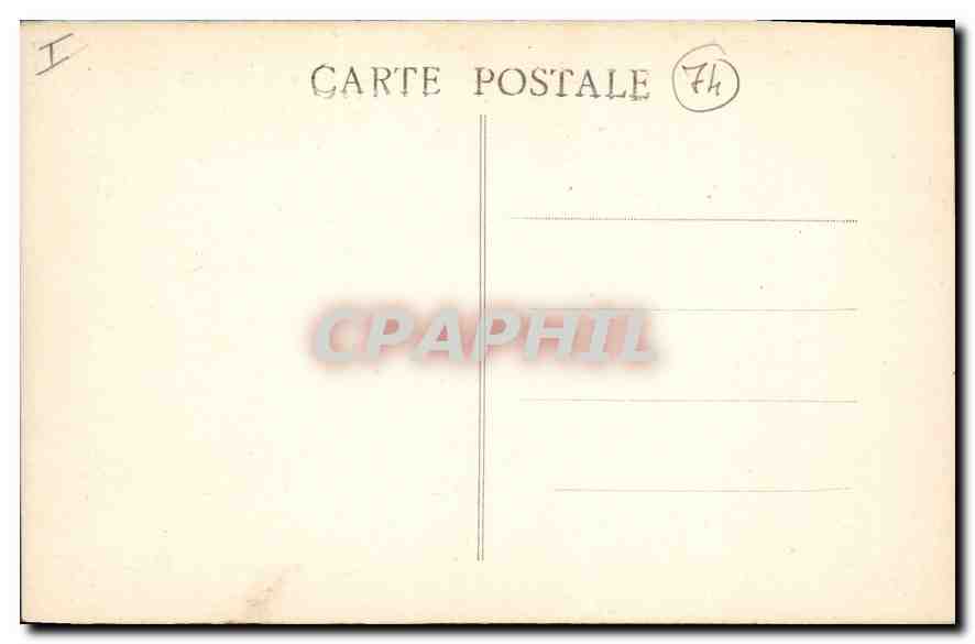 Evian-les-Bains - Terrasse de la Source Cachat — Éditeur J. Combier — Verso