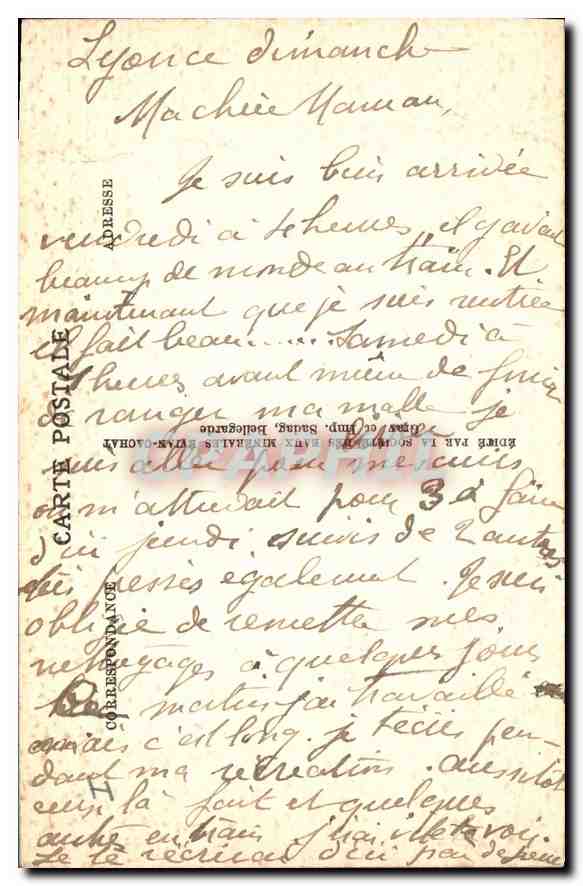 CPA Evian les Bains Le promenoir de la Buvette Cachat  — Verso