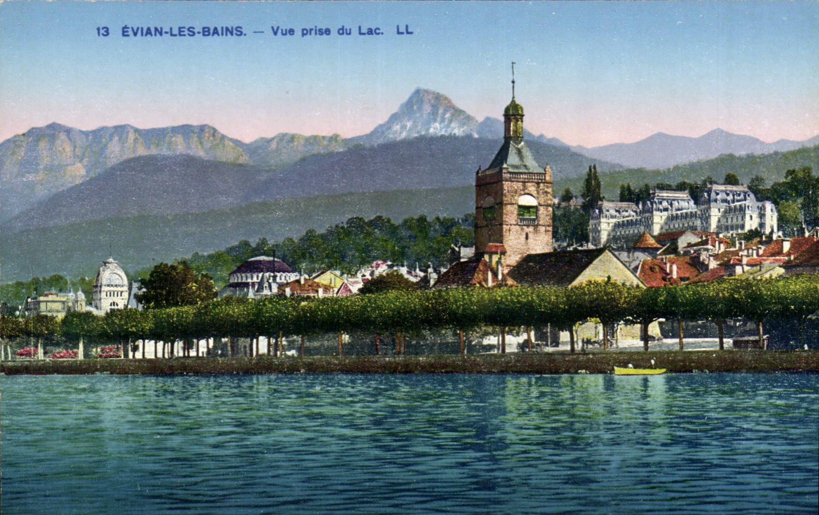 ÉVIAN-LES-BAINS — Vue prise du Lac — LL