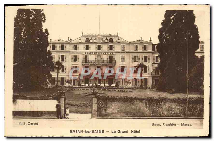 EVIAN-les-BAINS — Le Grand Hôtel — Edit. Casset