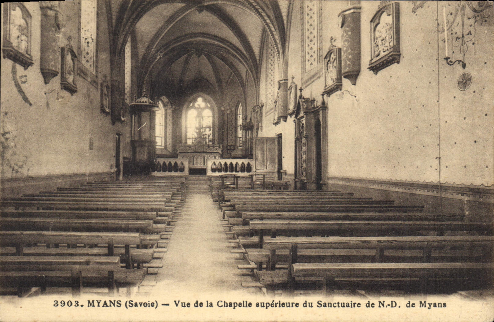 CPA Myans Savoie Vue de la Chapelle superieure du Sanctuaire de N D de Myans 