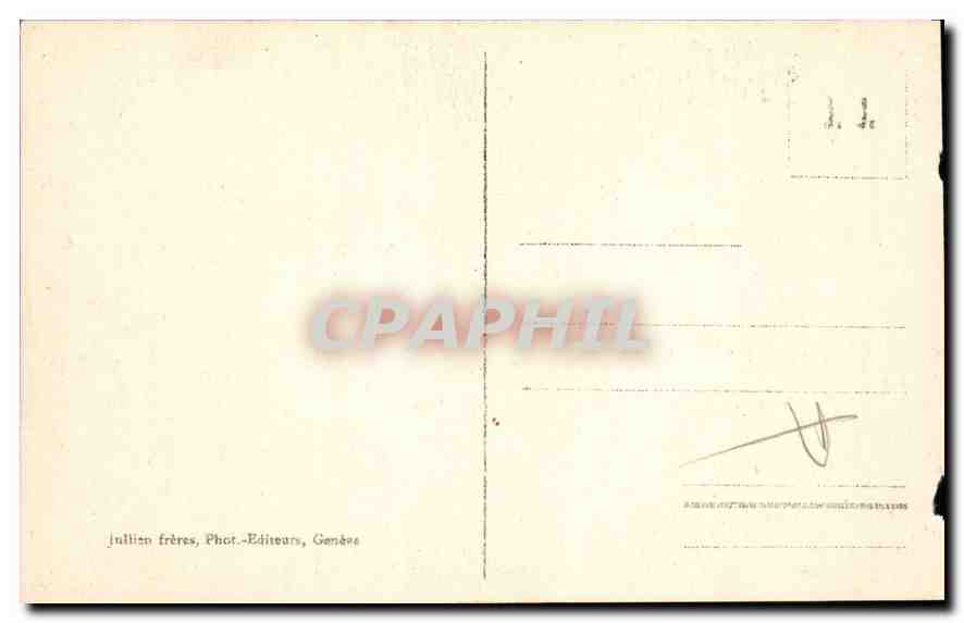 CPA Chamonix Cabane des Gtands Mulets  — Verso