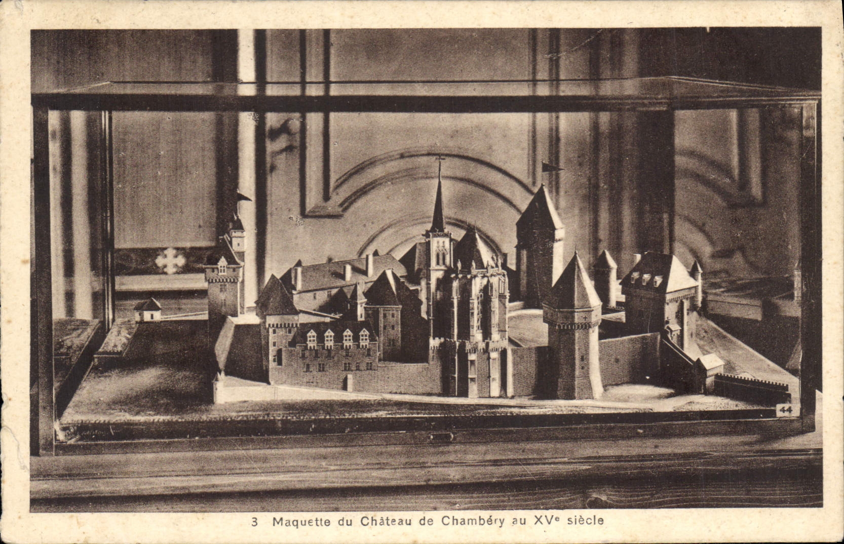 CPA Maquette du Chateau de Chambery 
