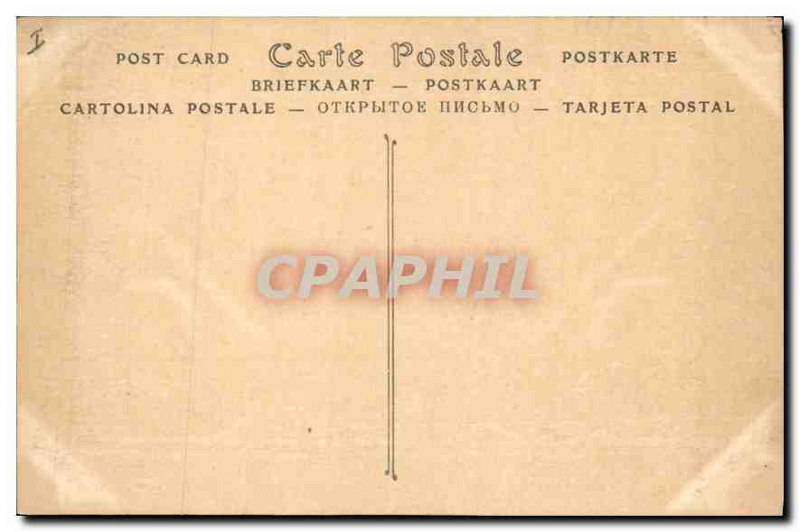 CPA Versailles Parc du Petit Trianon Le Boudoir  — Verso