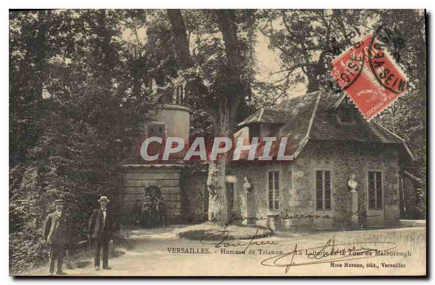 Versailles - Hameau de Trianon - La Laiterie et le Tour de Malborough — Mme Moreau, édit., Versailles