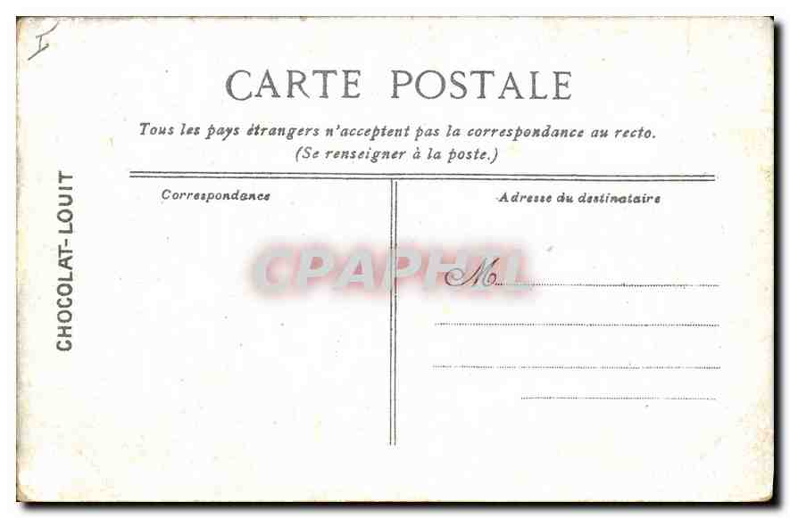 CPA Versailles Parc du Petit Trianon Temple de l'Amour  — Verso