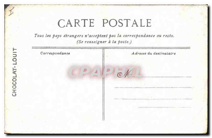CPA Versailles le petit Trianon le Temple de l'Amour  — Rückseite