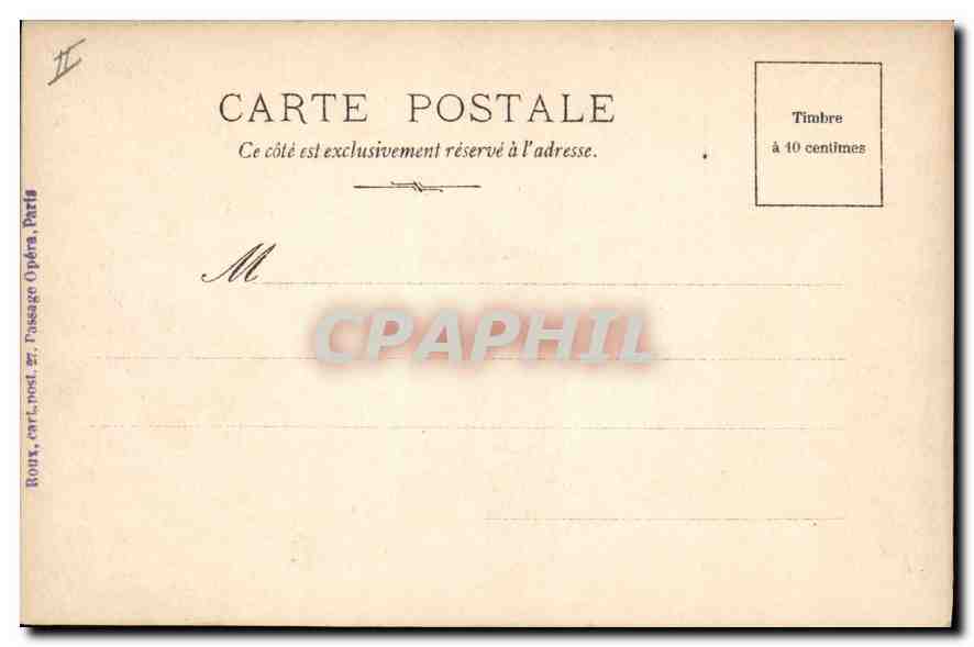 CPA Versailles Petit Trianon  — Verso