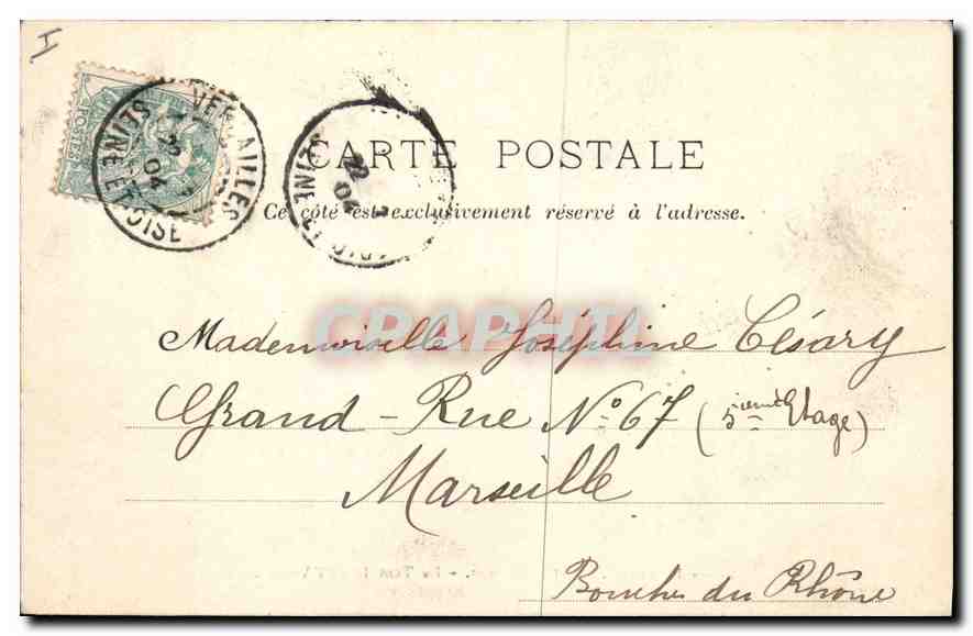 CPA Versailles Petit Trianon Le Temple de l'Amour  — Verso