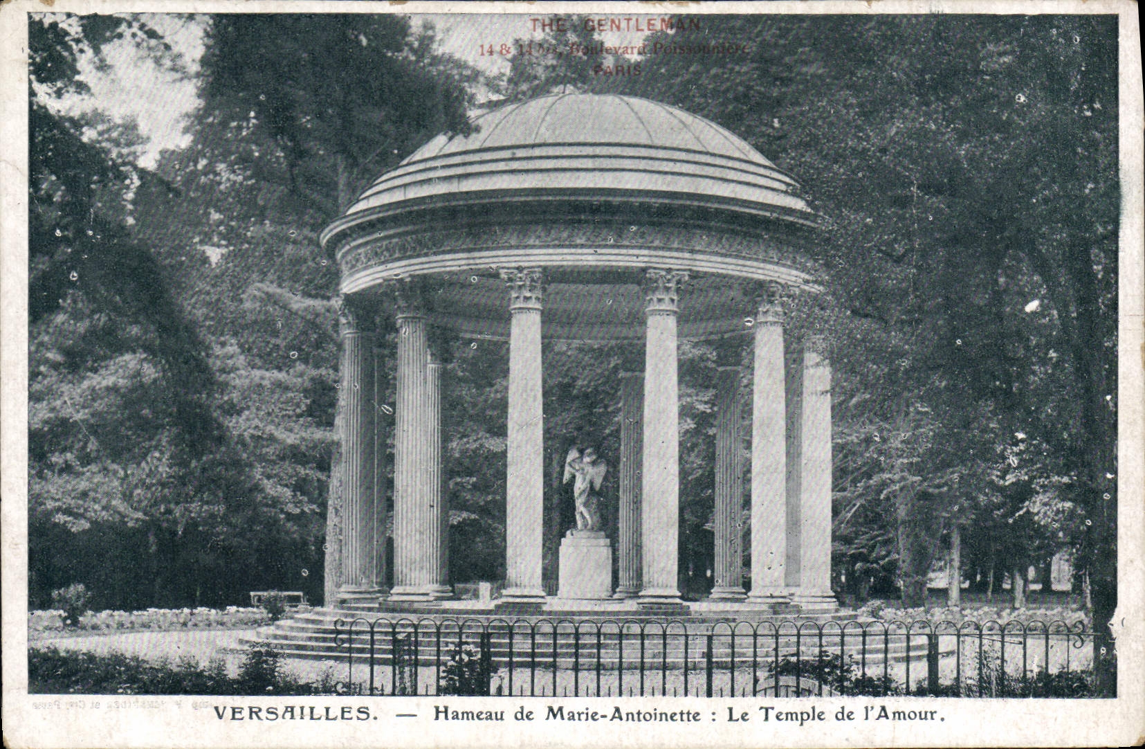 Versailles — Hameau de Marie-Antoinette: Der Tempel der Liebe — The Gentleman, 14 & 14 bis, Boulevard Poissonnière, Paris