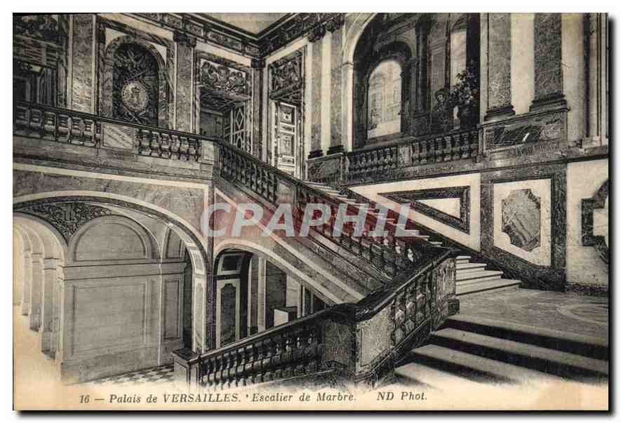 CPA Palais de Versailles Escalier de Marbre 