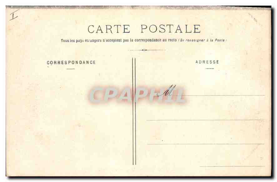 CPA Parc de Versailles Les Bains d'Apollon  — Verso