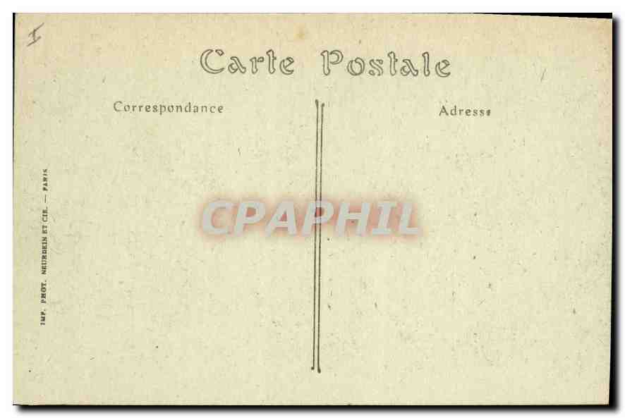 CPA Palais de Versailles L'Orangerie  — Verso