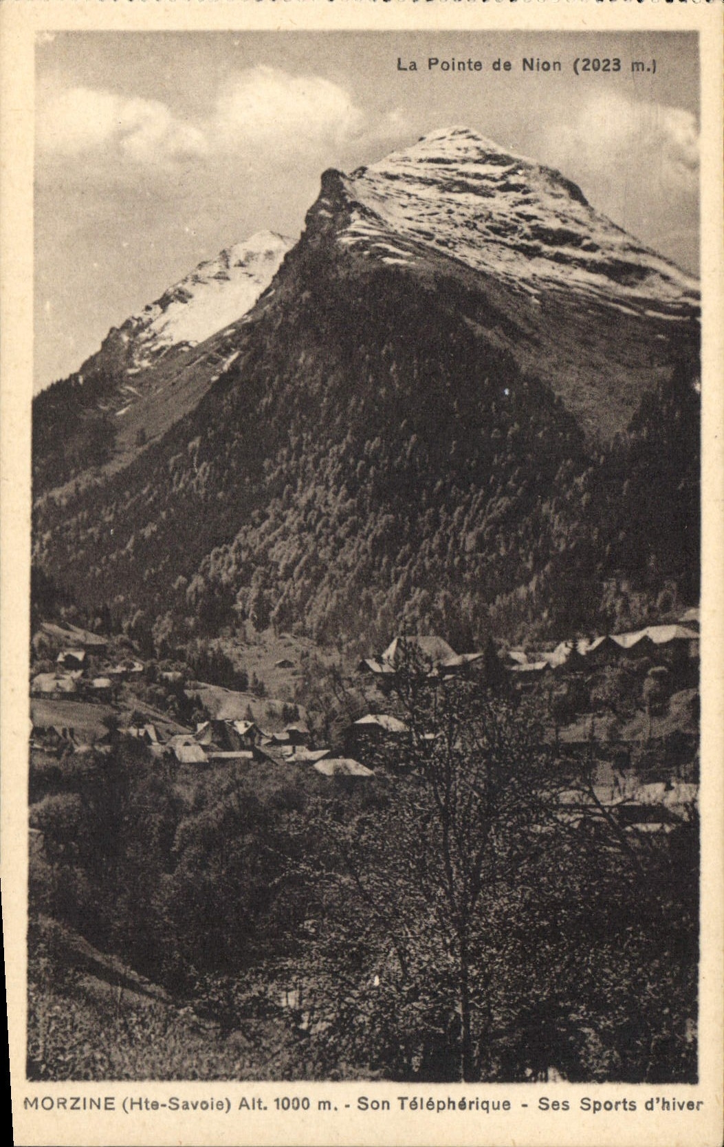 Morzine (Hte-Savoie) — Ansicht der Pointe de Nion (2023 m) — L. Thomas, Morzine