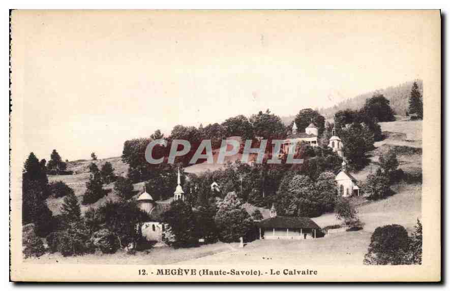 Megève (Haute-Savoie) - Le Calvaire — éditeur L. Morand, n°12