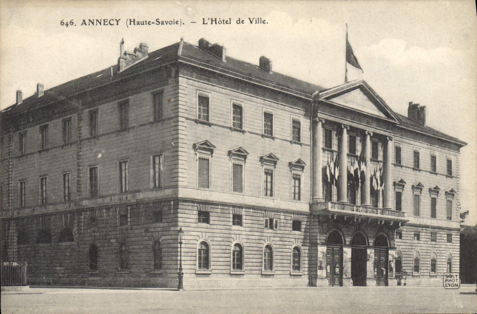 ANNECY (Haute-Savoie) — L'Hôtel de Ville — Soly Phot Lyon, n° 646