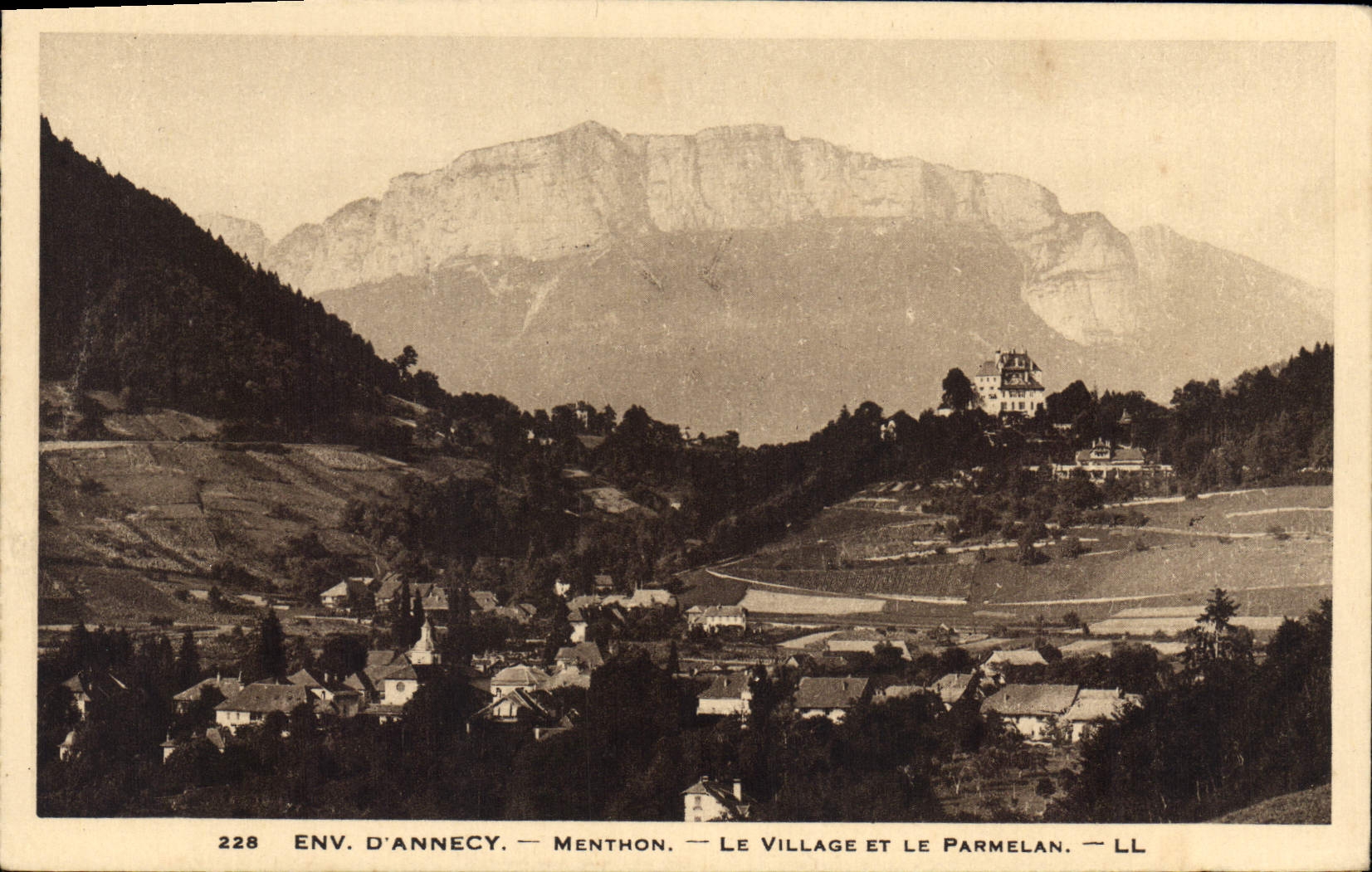Menthon — Das Dorf und der Parmelan — LL — Umgebung von Annecy