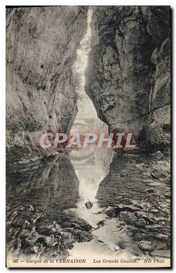 Gorges de la Vernaïson — Les Grands Goulets — ND Phot.