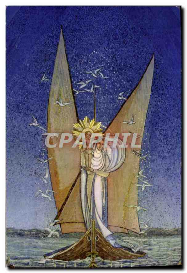 Église N.-D. du Léman - La Vierge — Mosaïque de Mauméjean — Vongy - Thionon-les-Bains (Hte-Savoie)