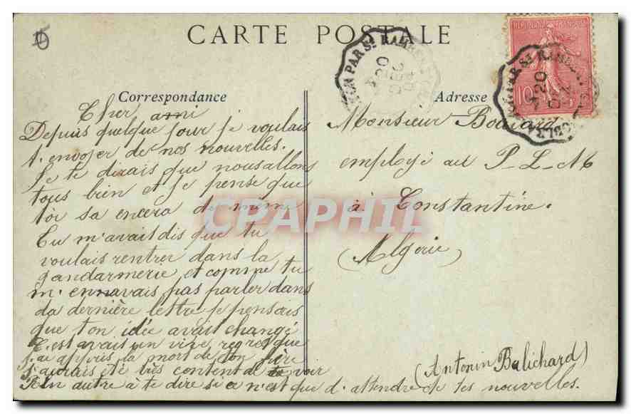 CPA Aix les Bains Le Musee  — Verso