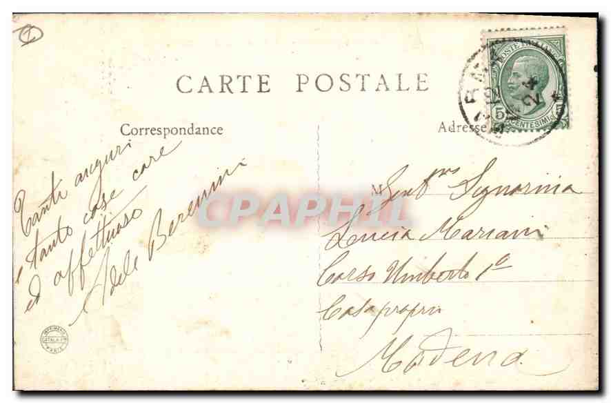 CPA Modane Pont du Diable  — Rückseite