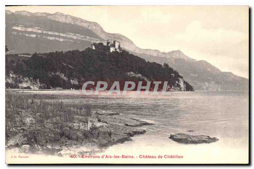 CPA Environs d'Aix les Bains Chateau de Chatillon 