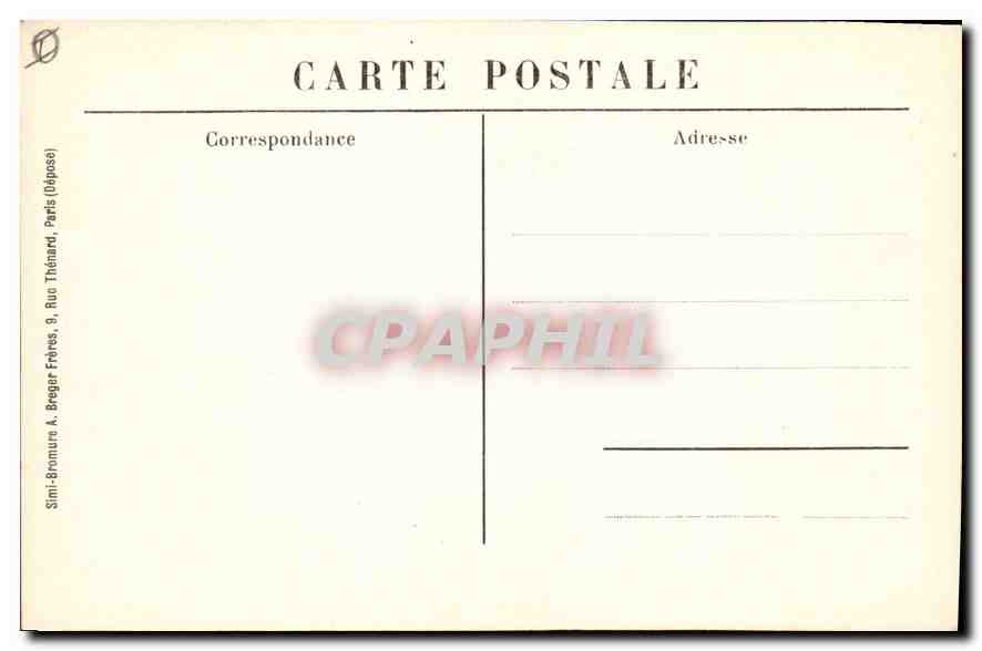 CPA Environs d'Aix les Bains Chateau de Chatillon  — Rückseite