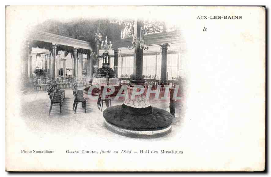 CPA Aix les Bains Grand Cercle Hall des Mosaiques 