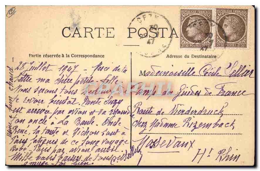 CPA Evian les Bains Vue generale  — Rückseite
