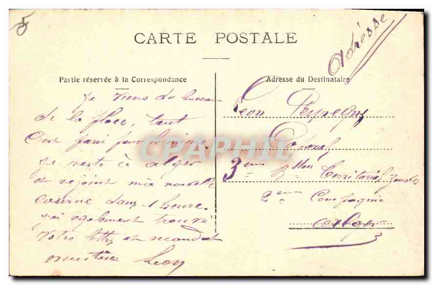 CPA Evian les Bains Vue generale  — Verso