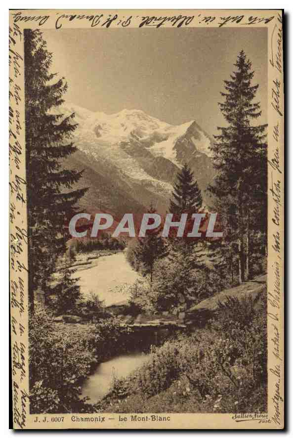 CPA Chamonix Le Mont Blanc 