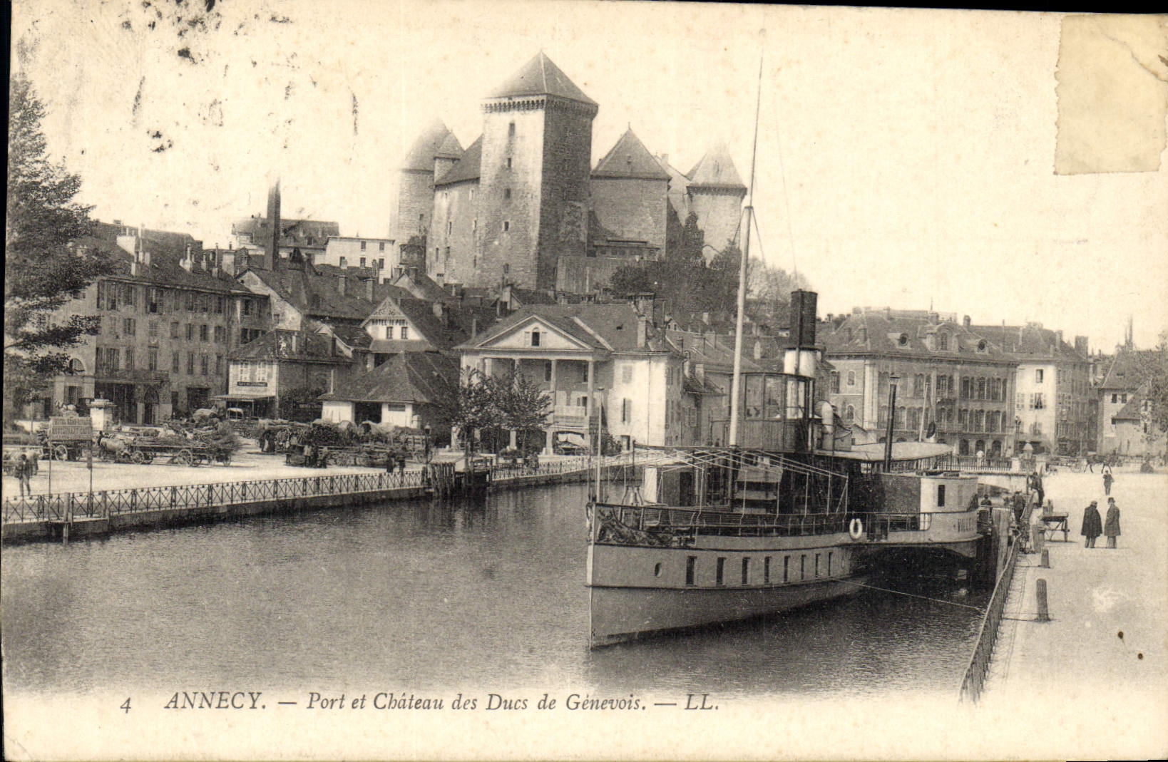 Annecy — Port et Château des Ducs de Génois — LL.