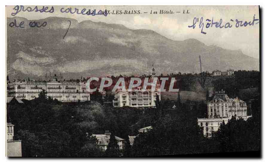 CPA Aix les Bains Les Hotels 