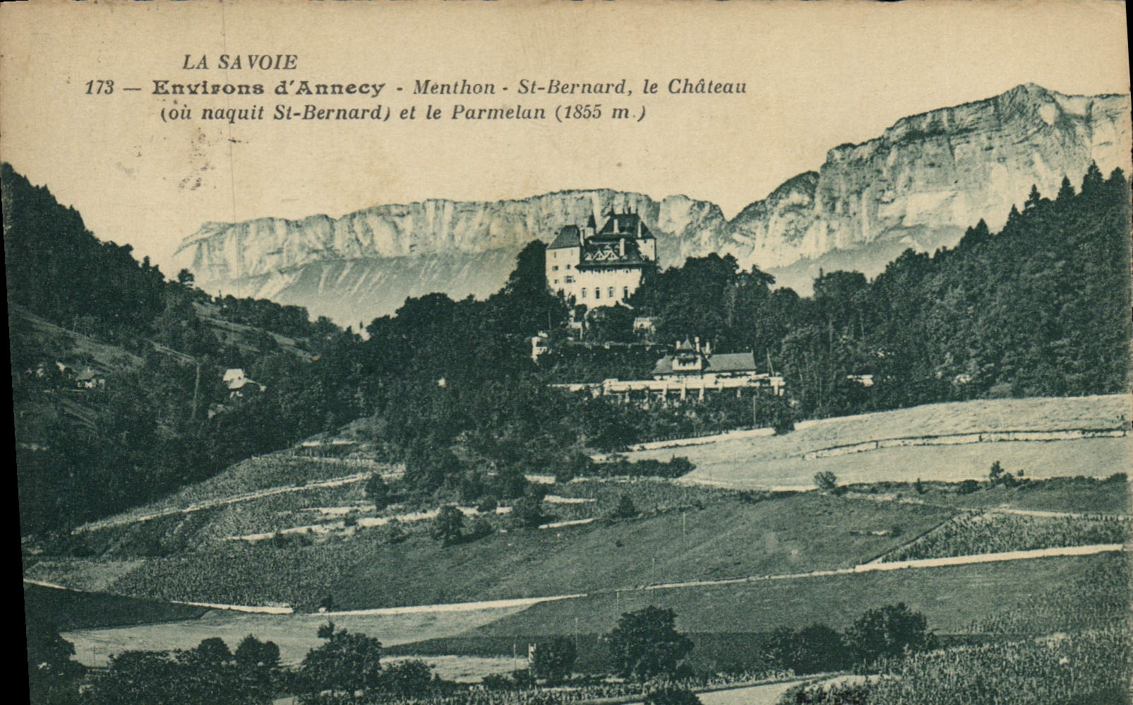 Menthon - St-Bernard, le Château — Environ d'Annecy, Parmelan (1855 m.) — La Savoie, n°173
