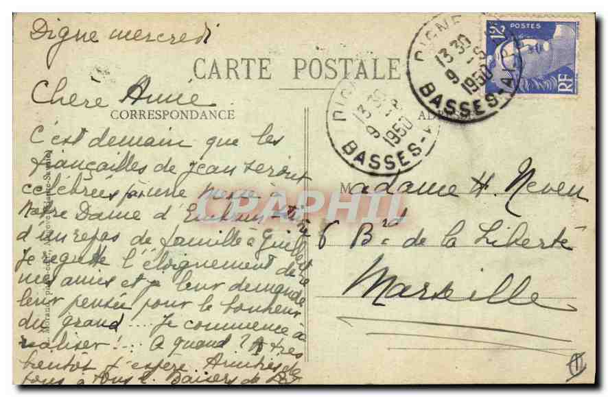 St Gervais-les-Bains — Pont du Diable — unbekannter Verlag, Nr. 183 — Rückseite