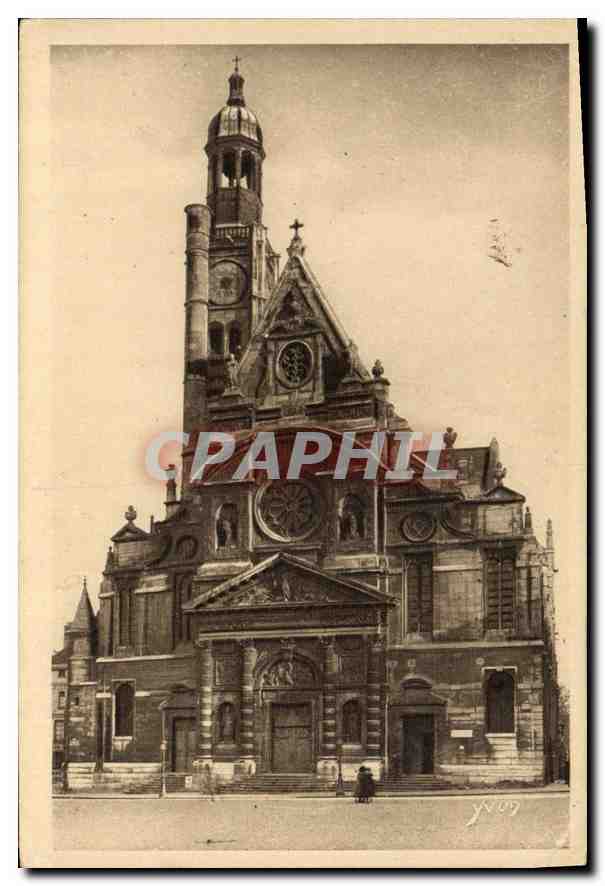 CPA Paris en Flanant L'Eglise Saint Etienne du Mont 