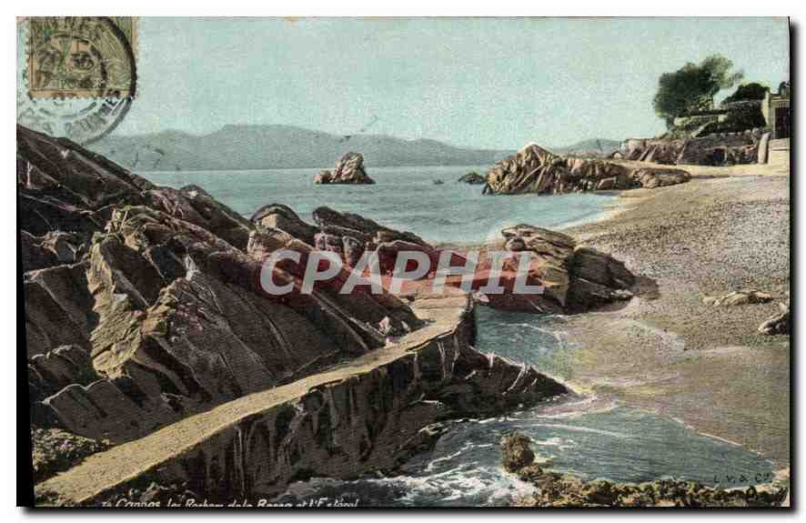 CPA Cannes Les rochers de la Bocca et l'Esterel
