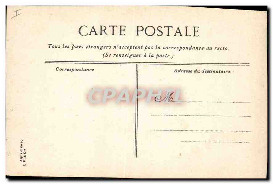 CPA Le pont St louis a Menton La frontiere — Rückseite