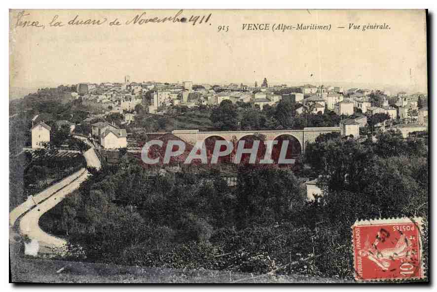 CPA Vence Alpes Maritimes Vue generale 