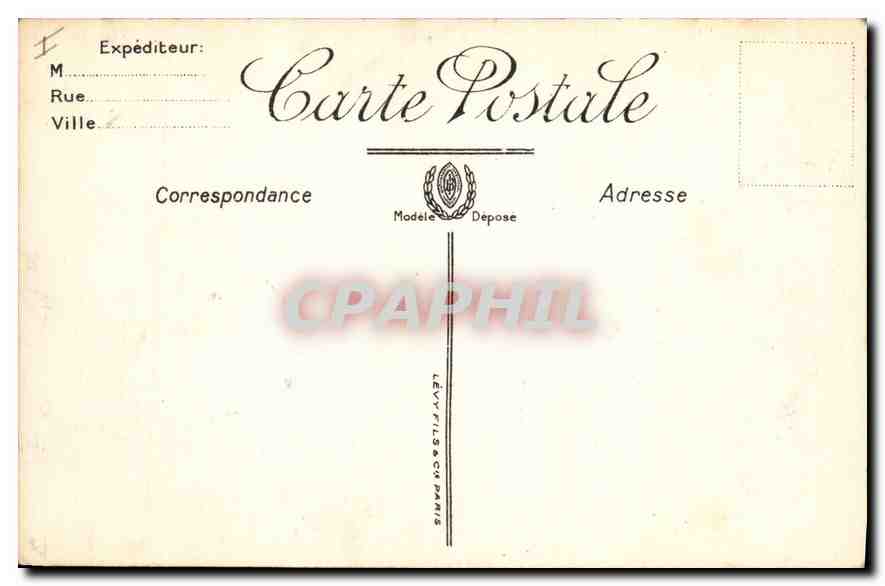 CPA Grasse Vue entre les Palmiers  — Rückseite