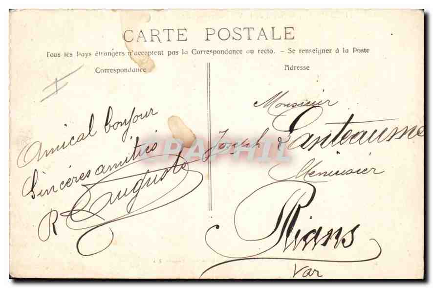 CAP d'ANTIBES (A.-M.) — Jardin de la Villa Eilenroc, Anse de la Fausse Monnaie — Éditeur : Malin, Cannes, n° 295 — Reverso