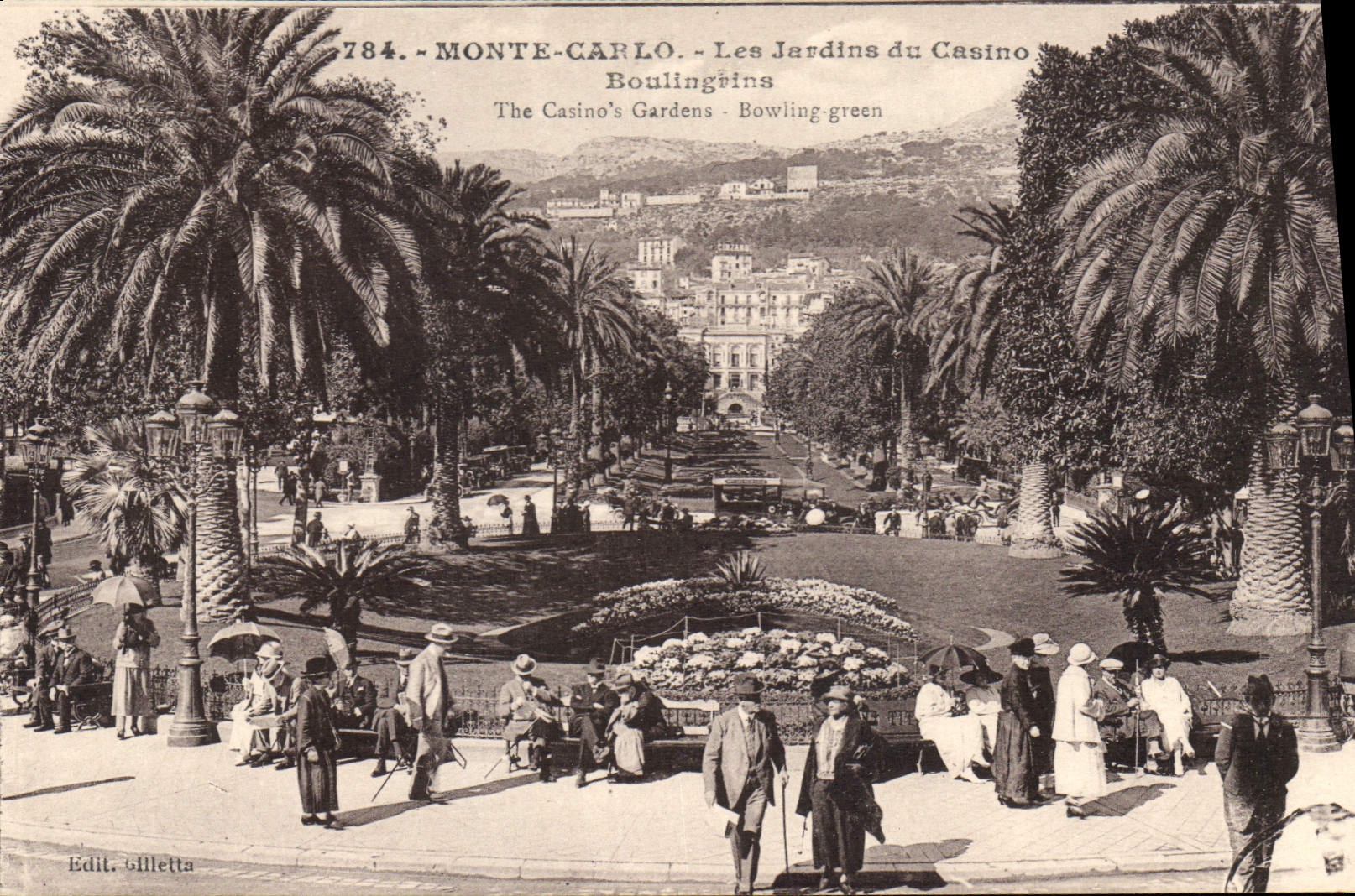 CPA Monte Carlo Les Jardins du Casino Roulingrins 