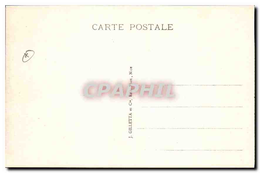 CPA Monte Carlo Place du Casino Cafe de Paris  — Rückseite