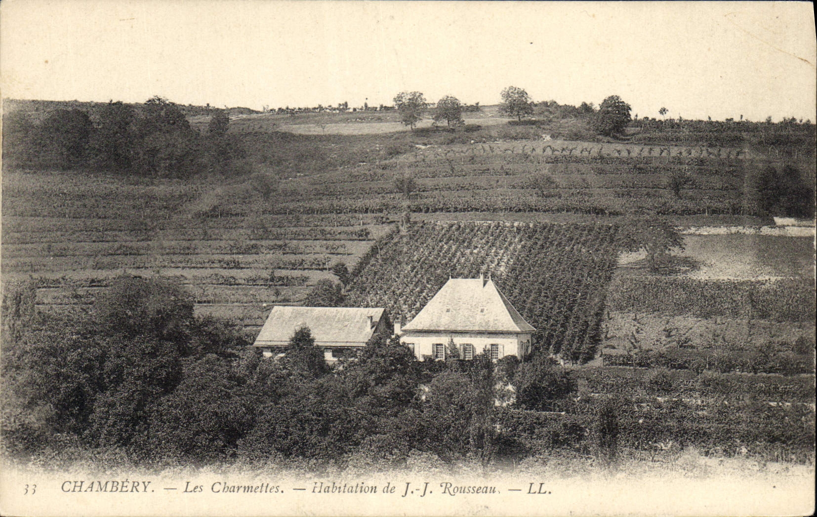 CPA Chambery Les Charmettes Habitation de JJ Rousseau 