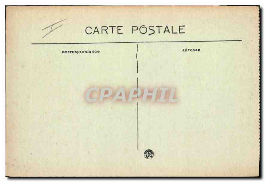 CPA Tarbes Le Jardin Massey  — Rückseite