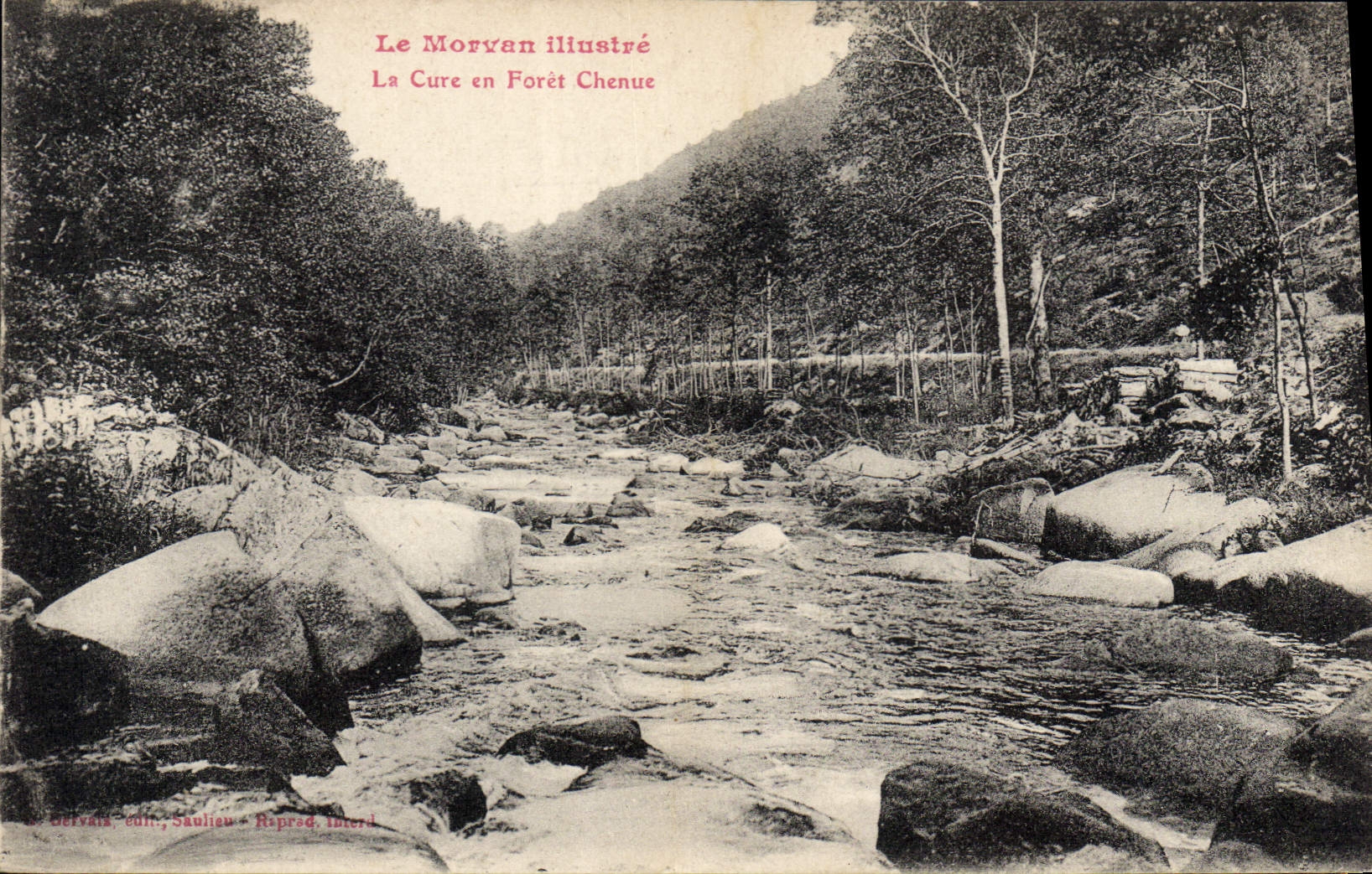 CPA La Morvan Illustre La Cure en Foret Chenue 
