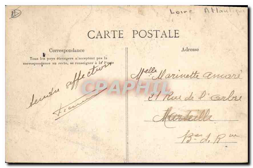 CPA St Nazaire — Verso