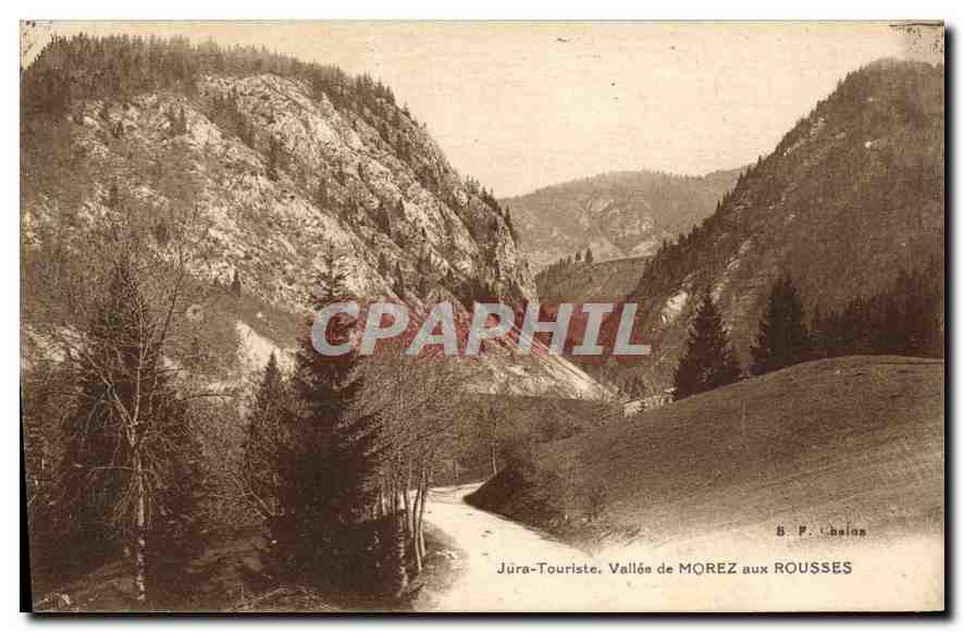 Vallée de MOREZ aux ROUSSSES — Jura-Touriste — B. P. Ibalan
