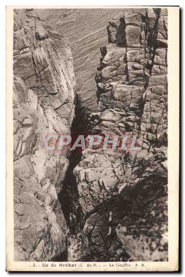CPA Ile de Brehat C du N Le Gouffre 