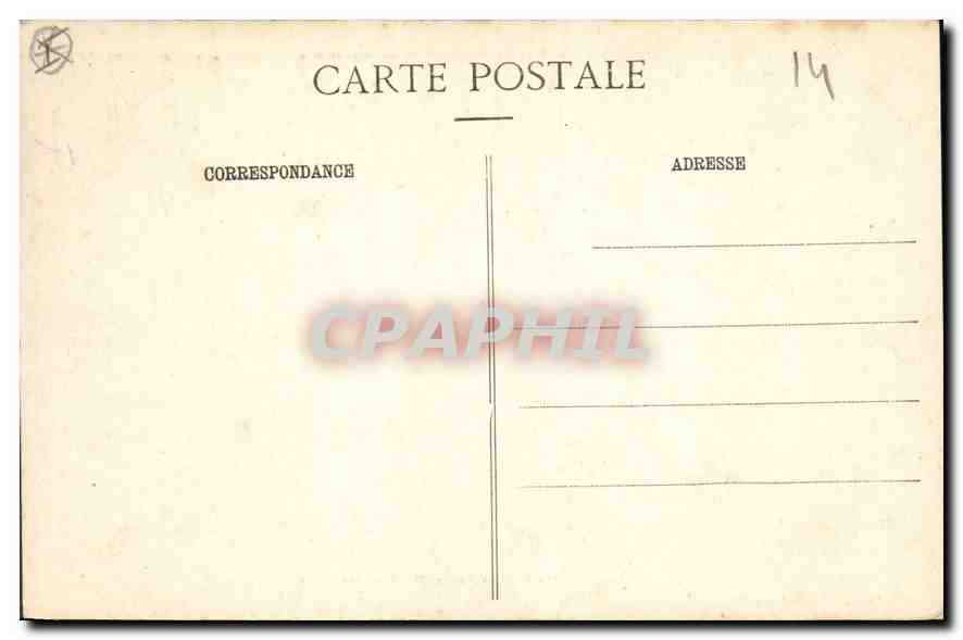 Villers-sur-Mer — Vagues de Tempête — Phot. Postel, Villers-sur-Mer — Verso